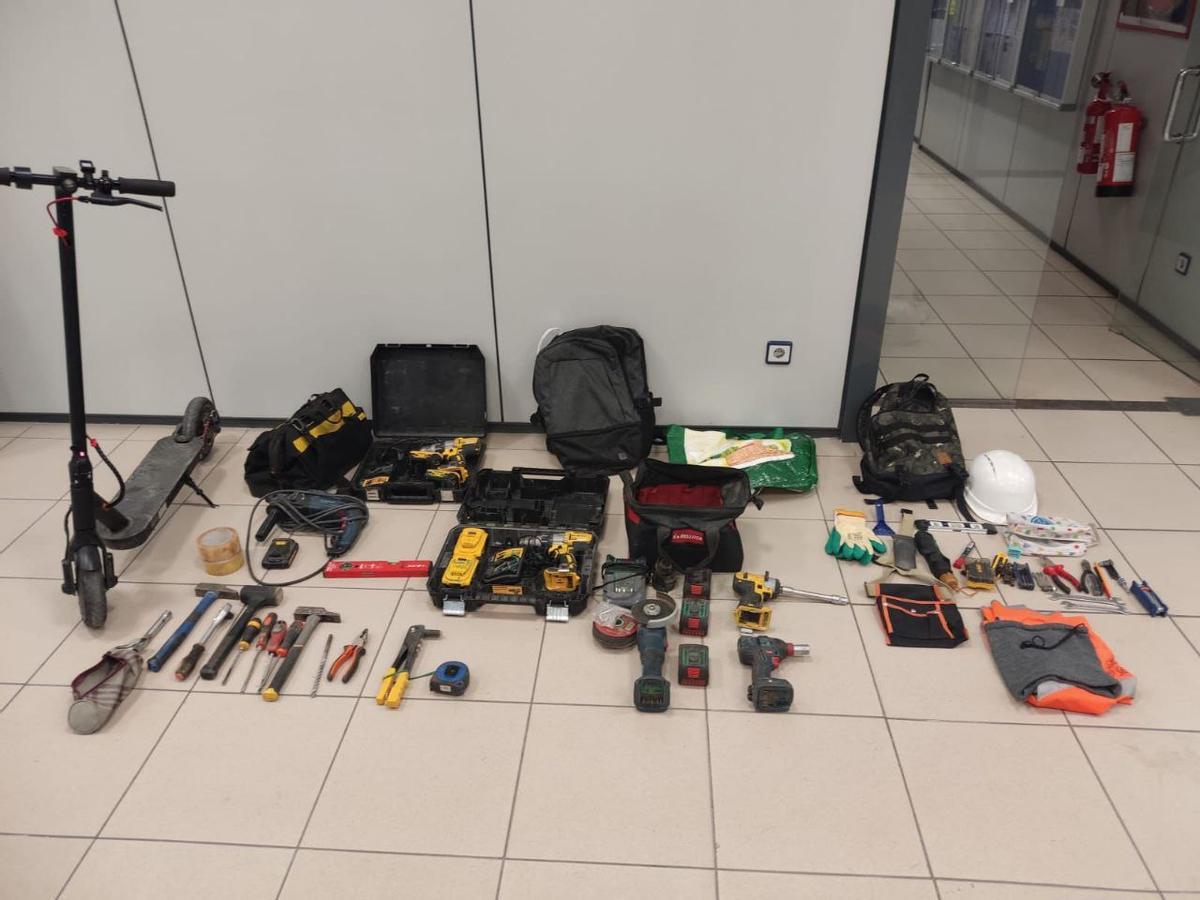 Artículos intervenidos por los Mossos d'Esquadra