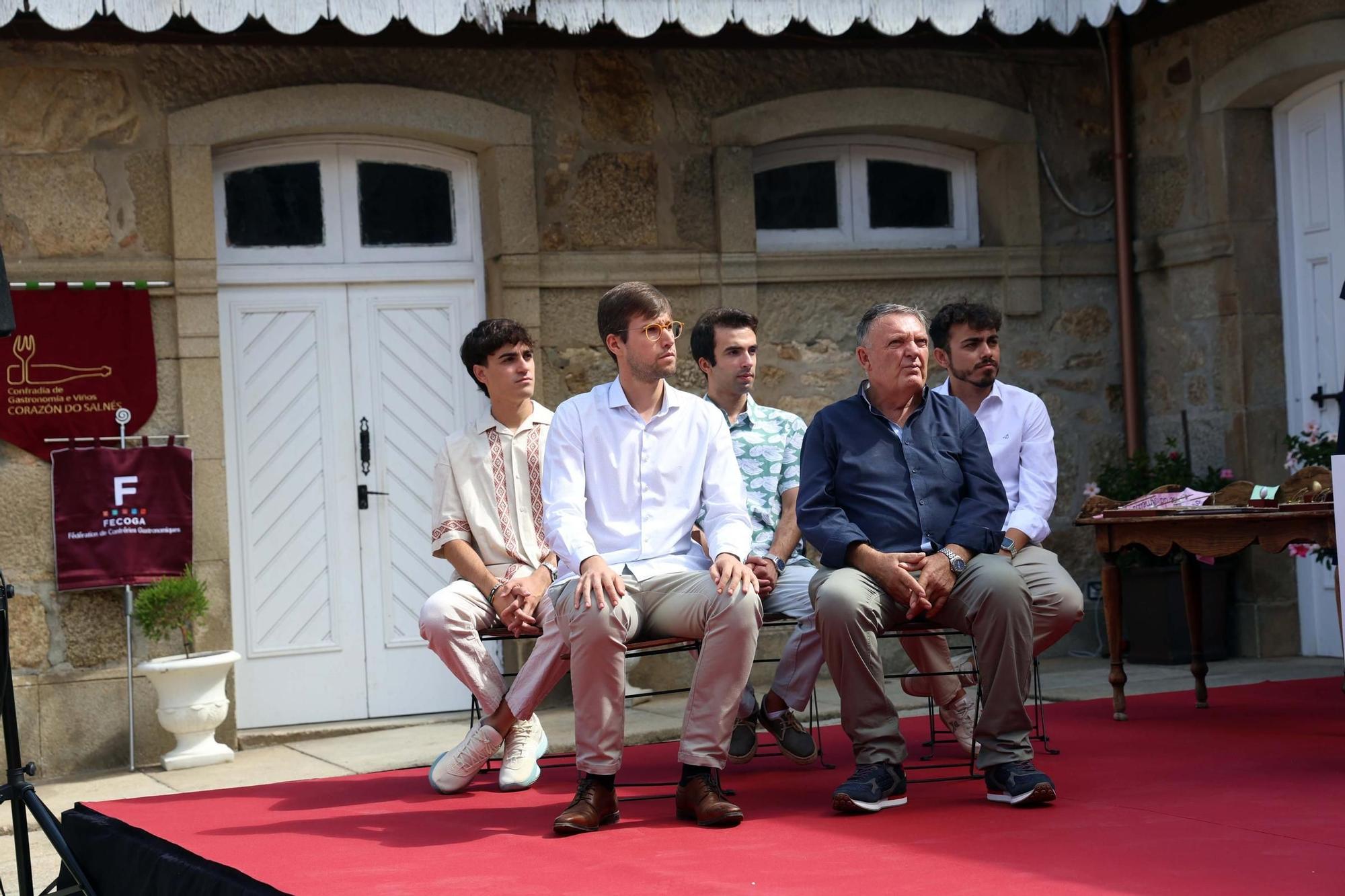 Un momento del XVII Capítulo da Orde da Ameixa de Carril.