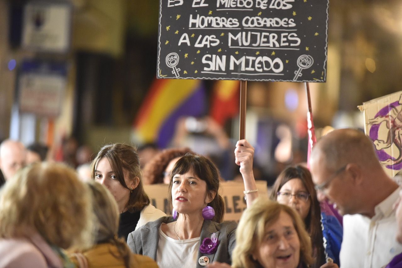 25N | Las imágenes de la manifestación en Cartagena