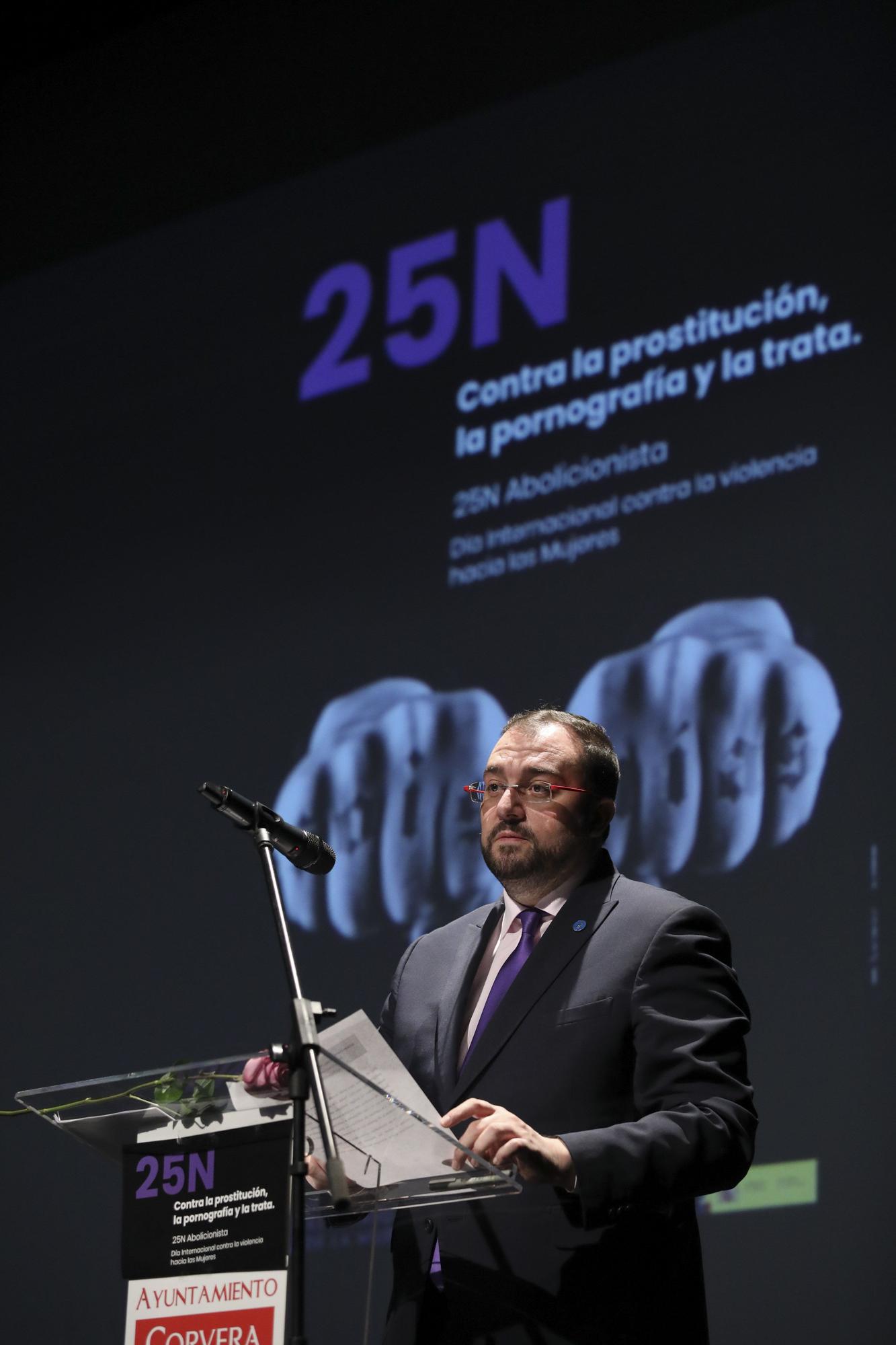 Acto institucional en Corvera en el día contra la violencia que sufren las mujeres