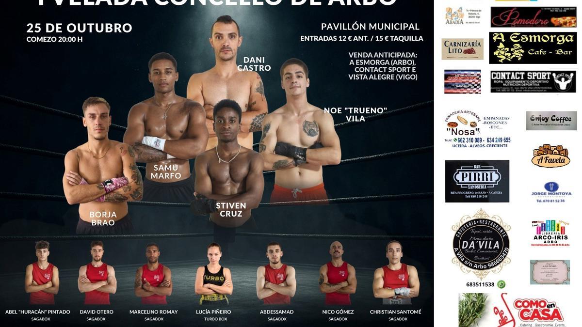 Cartel de la velada.