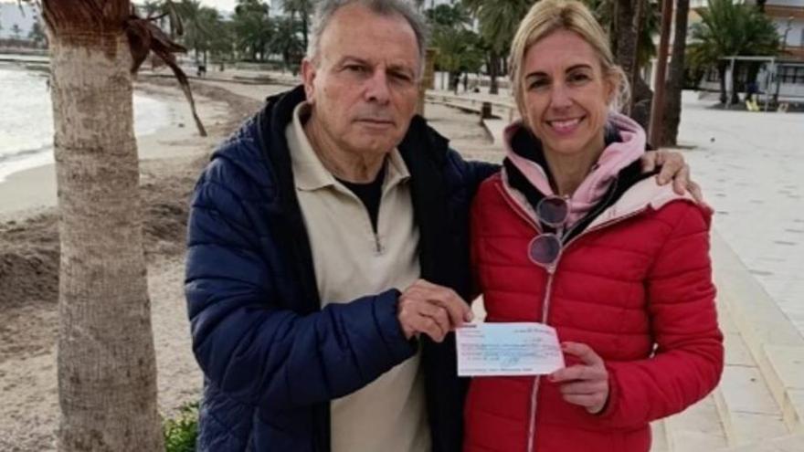 La Milla de Ibiza dona 1.000 euros para la Asociación Nacional de Afectados de Esclerosis Tuberosa