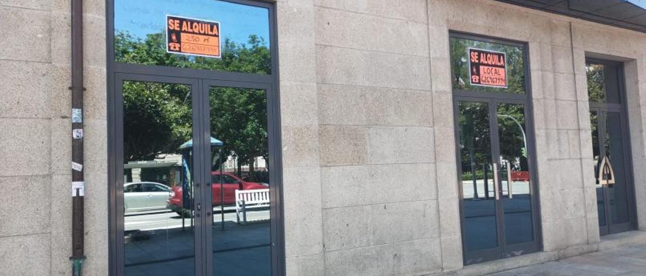 La sede de Vive Formación, en calle Areal, ya cerrada.