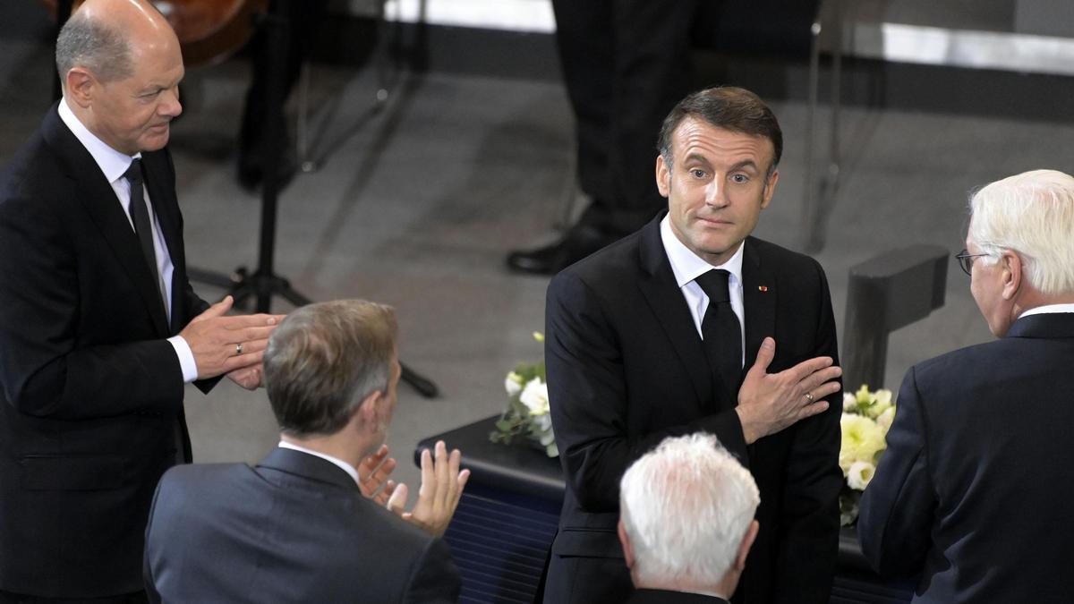 La 'Fiesta de la Democracia' culmina este domingo con la intervención de Macron junto a Steinmeier.