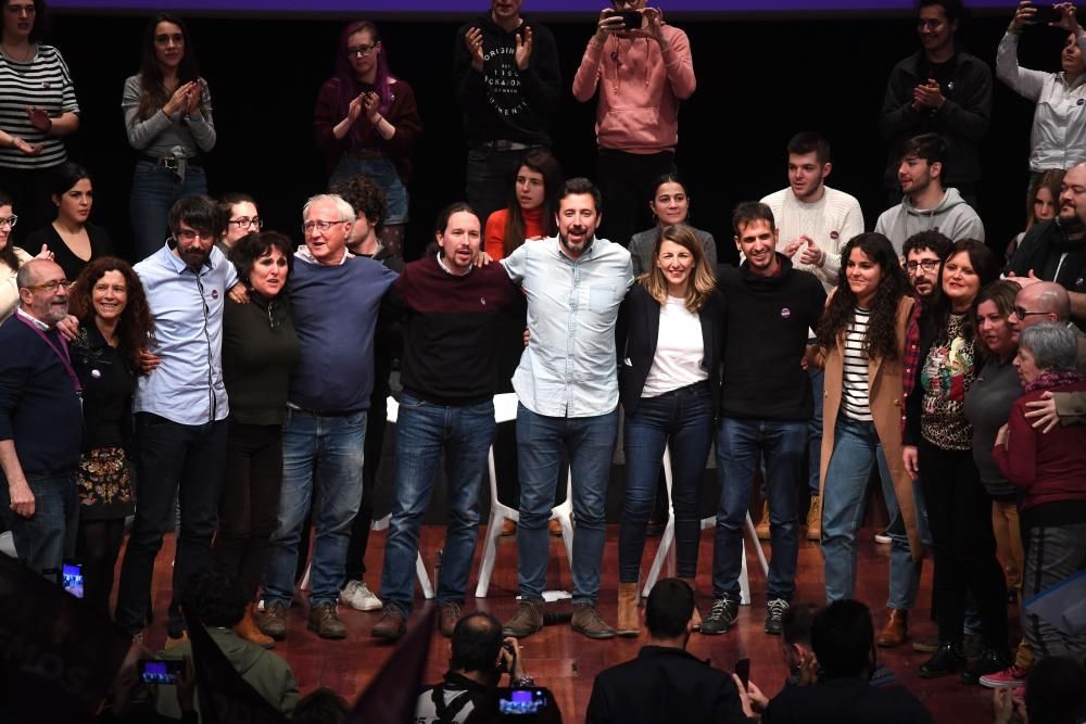 Pablo Iglesias ver cerca el cambio en Galicia