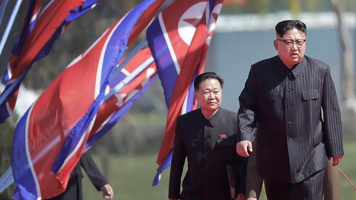 Kim Jong Un, en Pyongyang.