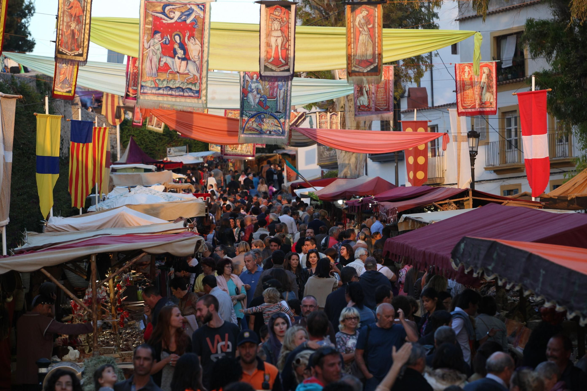 Edición de 2014 de la Feria Medieval de Ibiza.