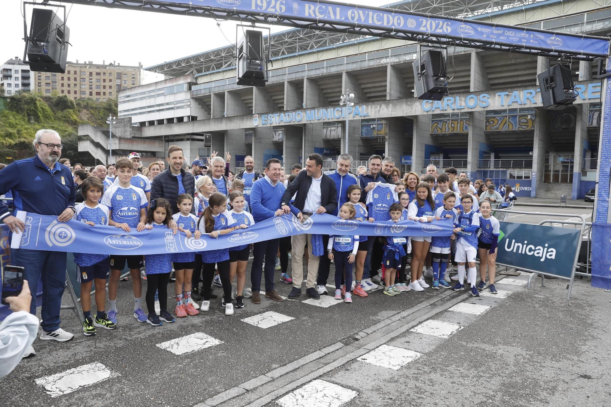 EN IMÁGENES: Así ha sido la carrera por el centenario del Real Oviedo