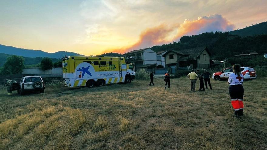 Estremecedoras imágenes del incendio de Las Hurdes