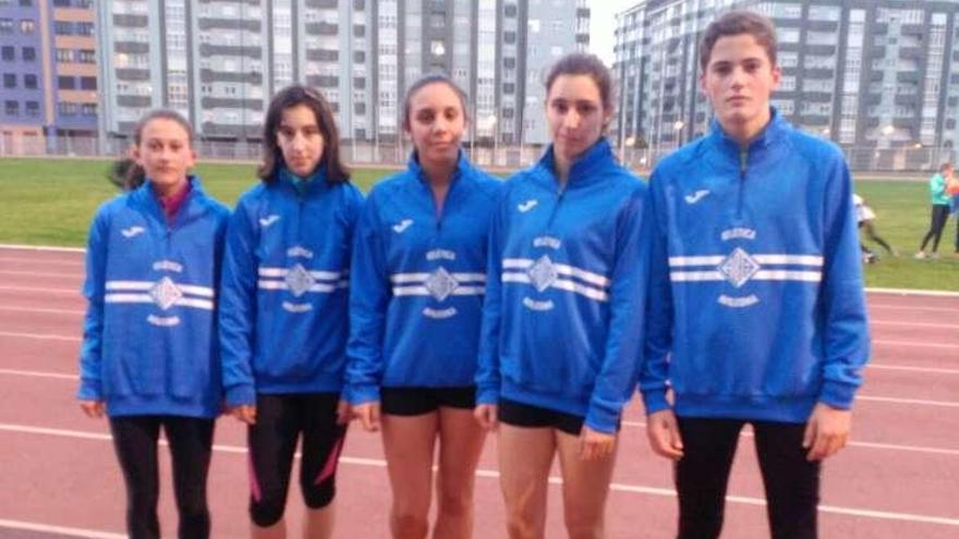 Equipo de la Atlética que participará en el Nacional cadete.