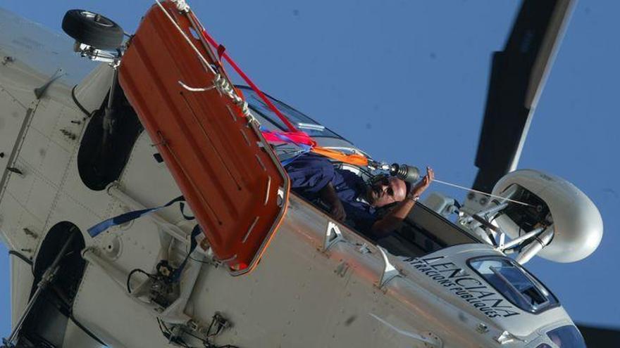 Un ciclista herido en Segorbe, evacuado en helicóptero