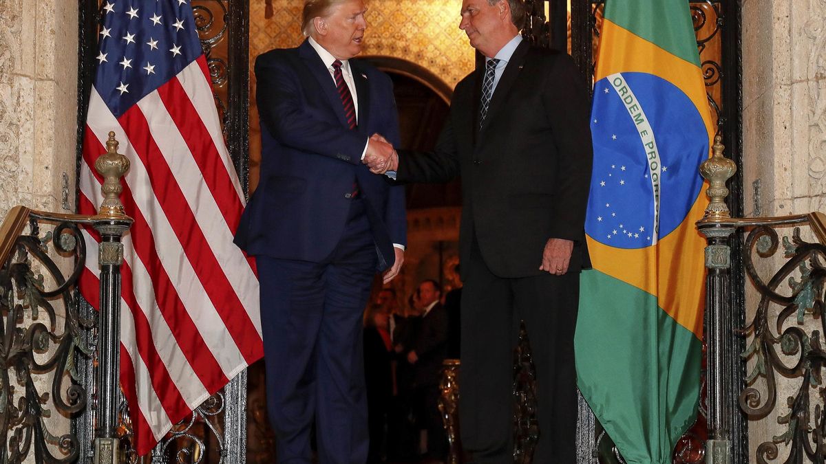 Archivo - Donald Trump y Jair Bolsonaro (archivo)