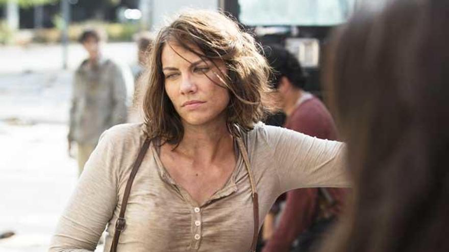 La actriz Lauren Cohan en &#039;The Walking Dead&#039;.