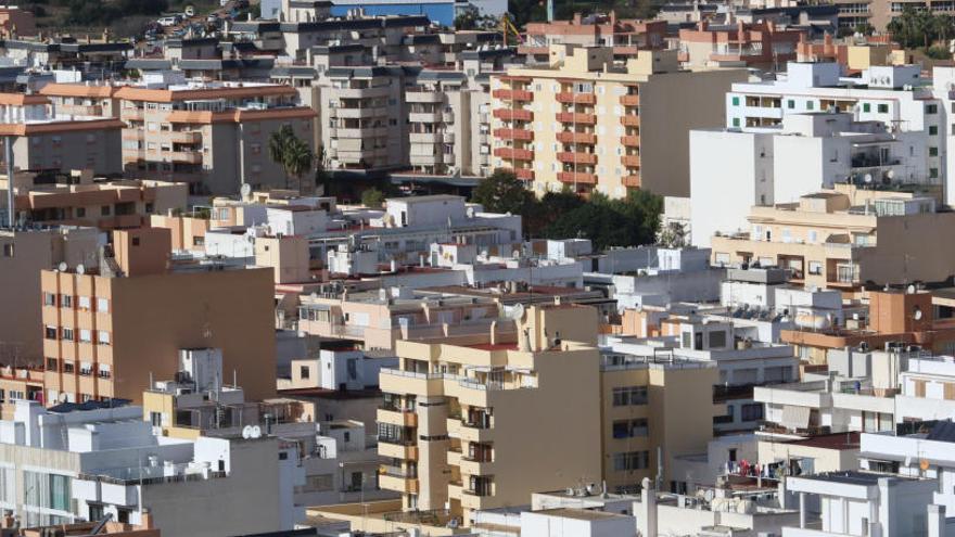 Vista panorámica de Ibiza.