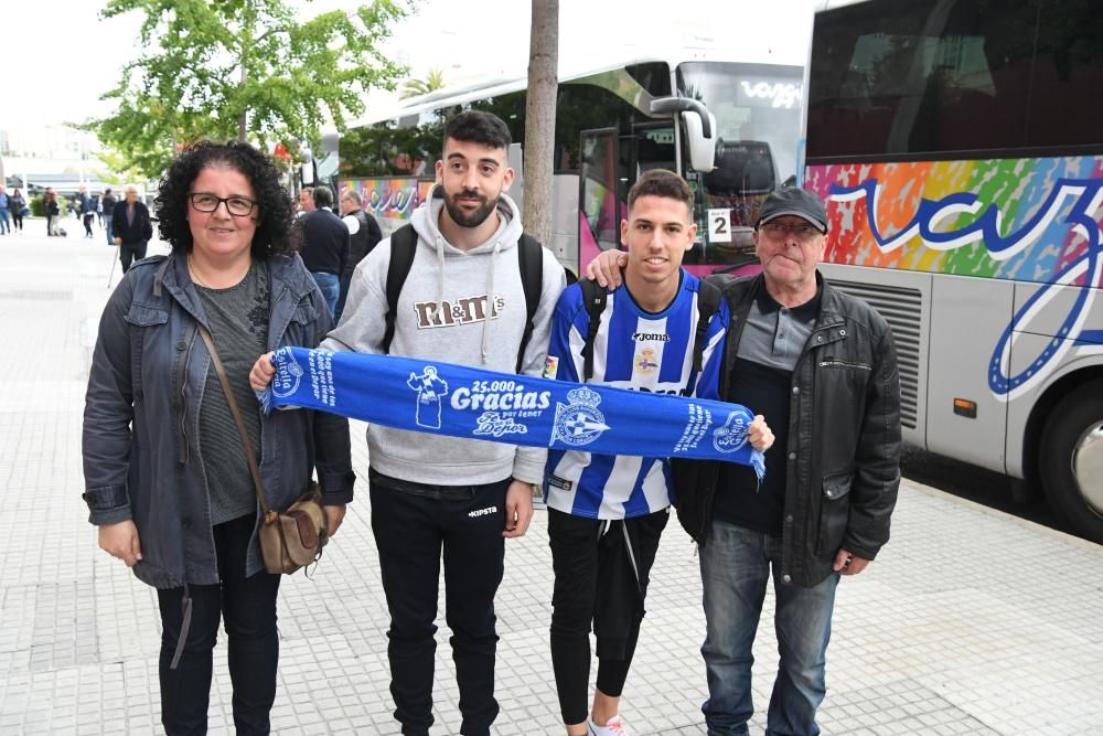 400 aficionados acompañarán al Dépor en Málaga