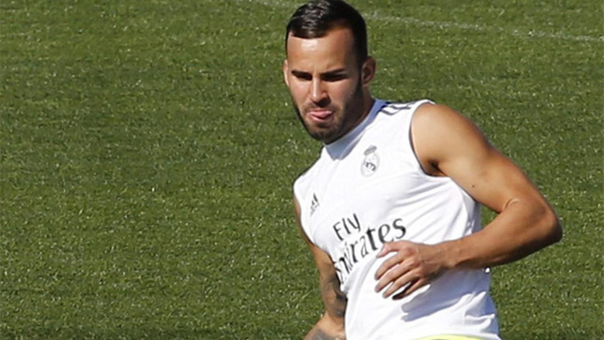Jesé Rodríguez en un entrenamiento del Real Madrid