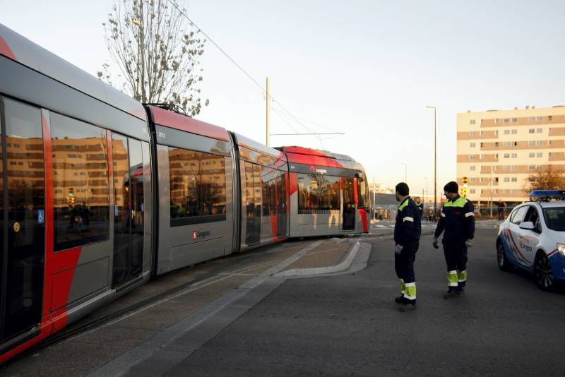 Fotogalería: Accidente del tranvía de Zaragoza