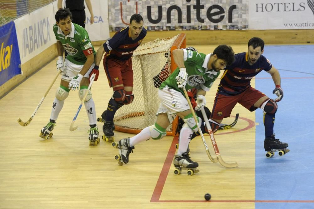 Empate del Liceo ante el Barça en Riazor