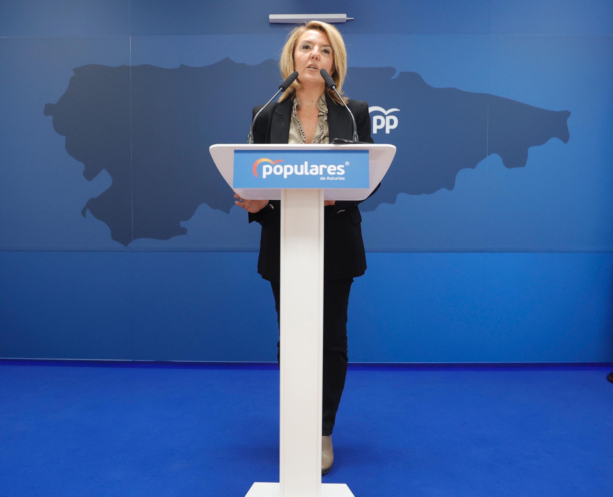 Teresa Mallada hace efectiva su dimisión como presidenta del PP asturiano