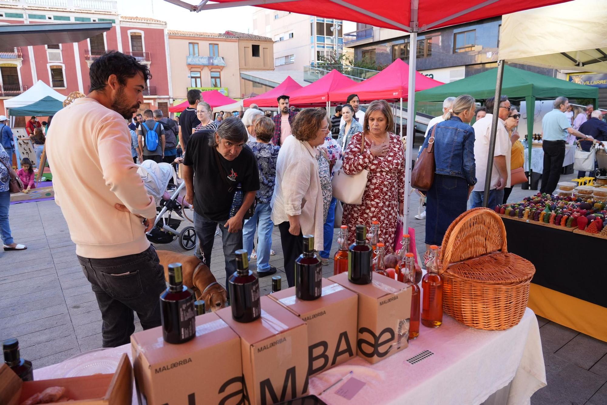 Las imágenes de la feria de agroecología y consumo responsable de Vila-real