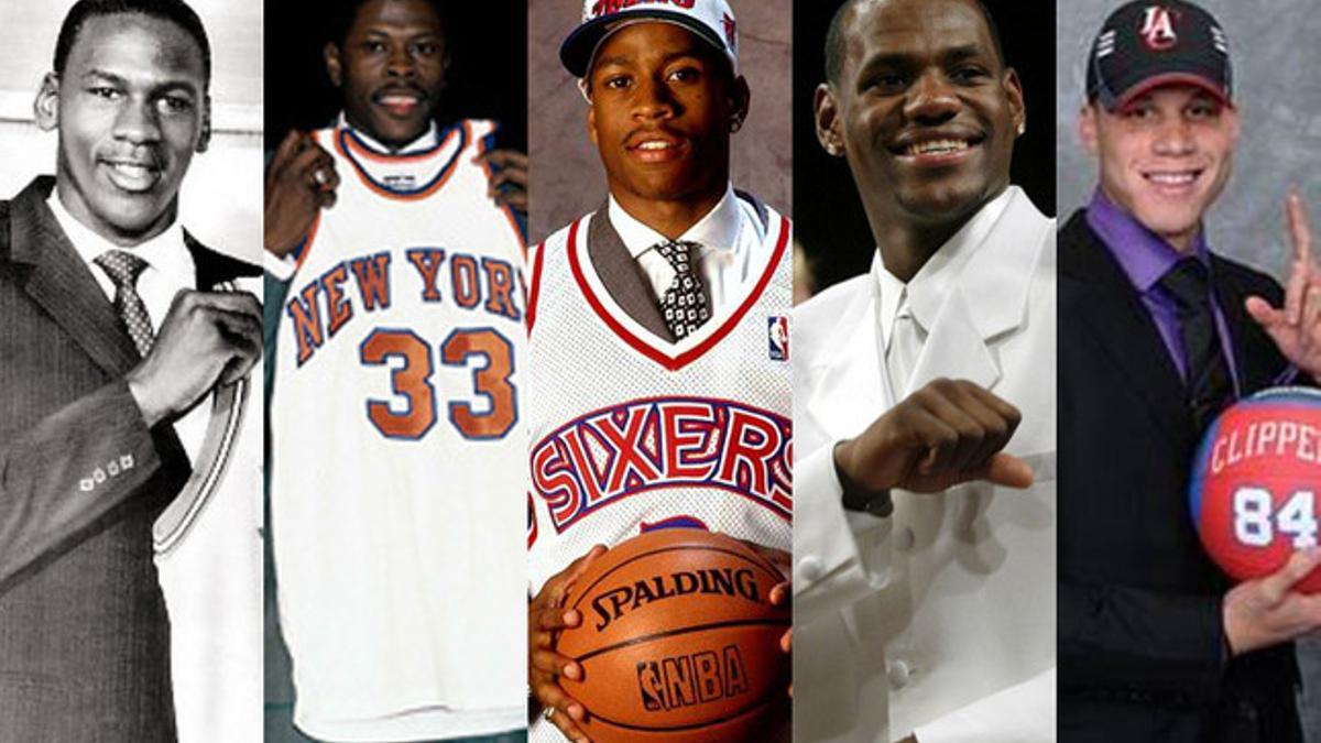 Los 5 grandes Draft de la historia de la NBA