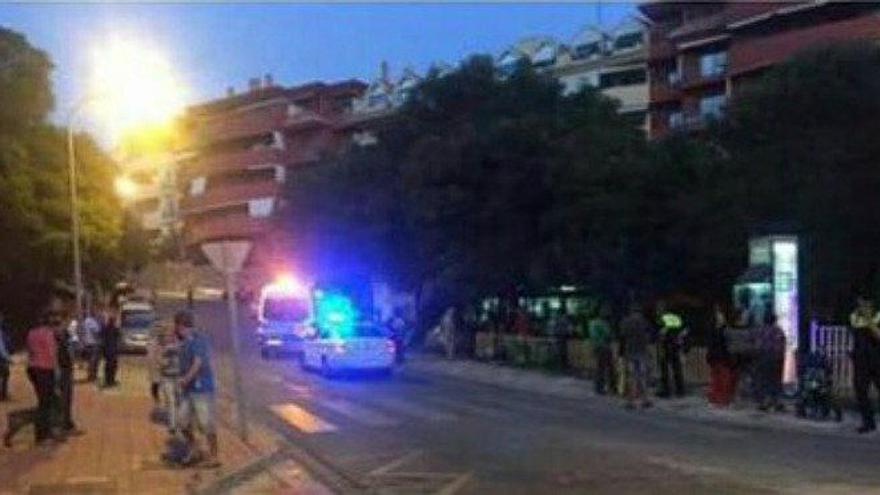 El accidente se produjo en la zona de Torrequebrada.