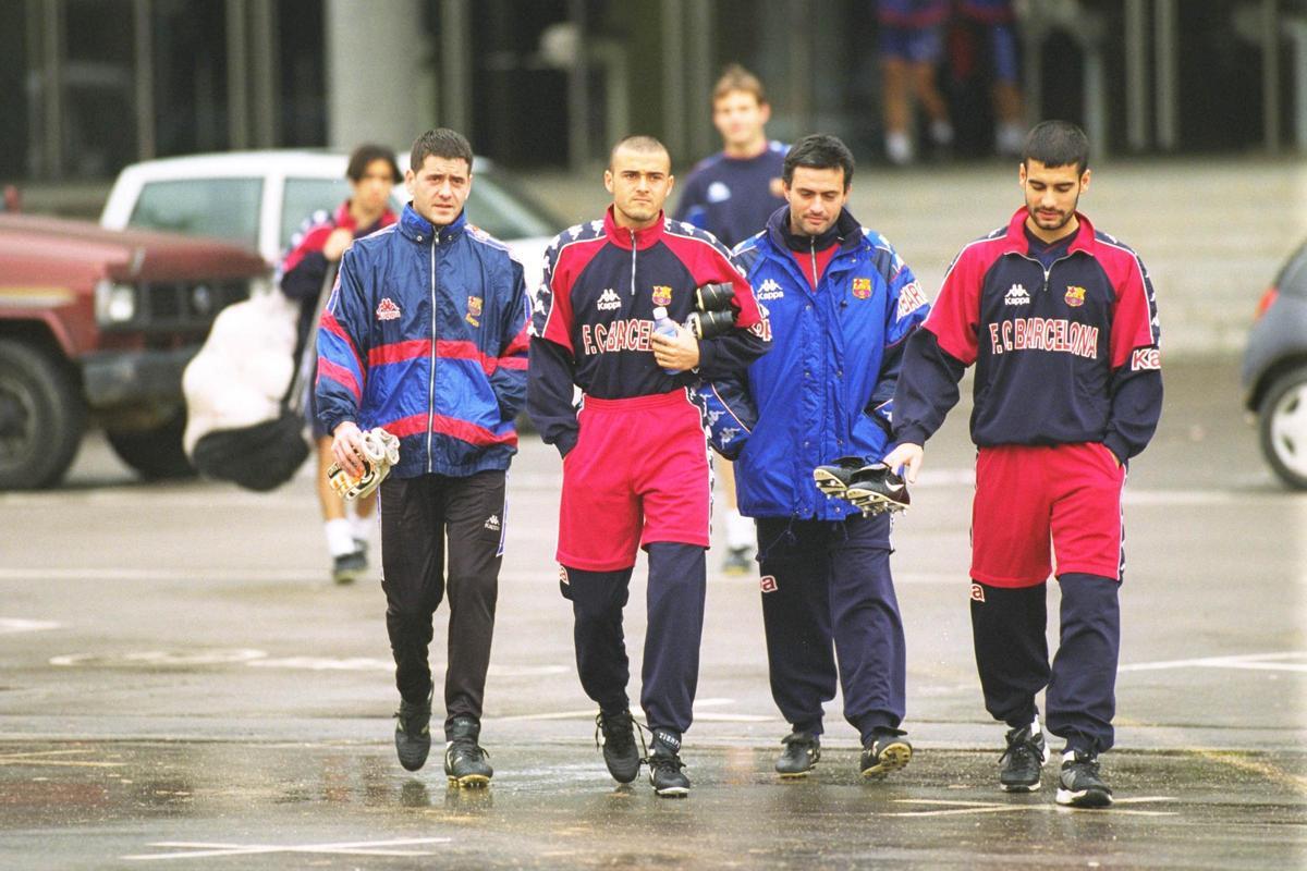 Las fotos que no recordabas de Mourinho en el Barça