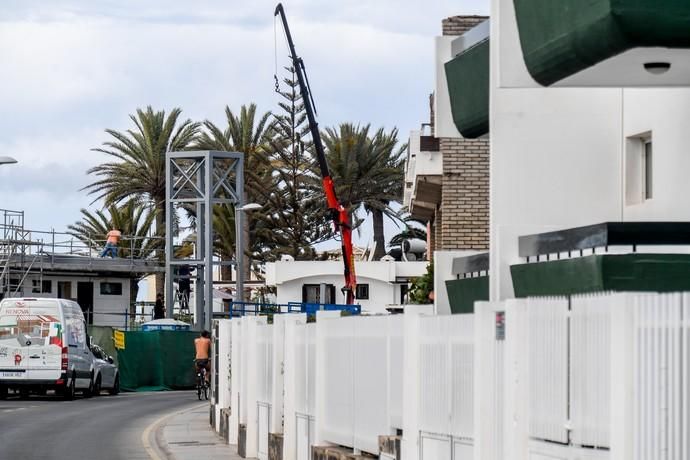 OBRAS ILEGALES CERCA DE LA CHARCA DE MASPALOMAS