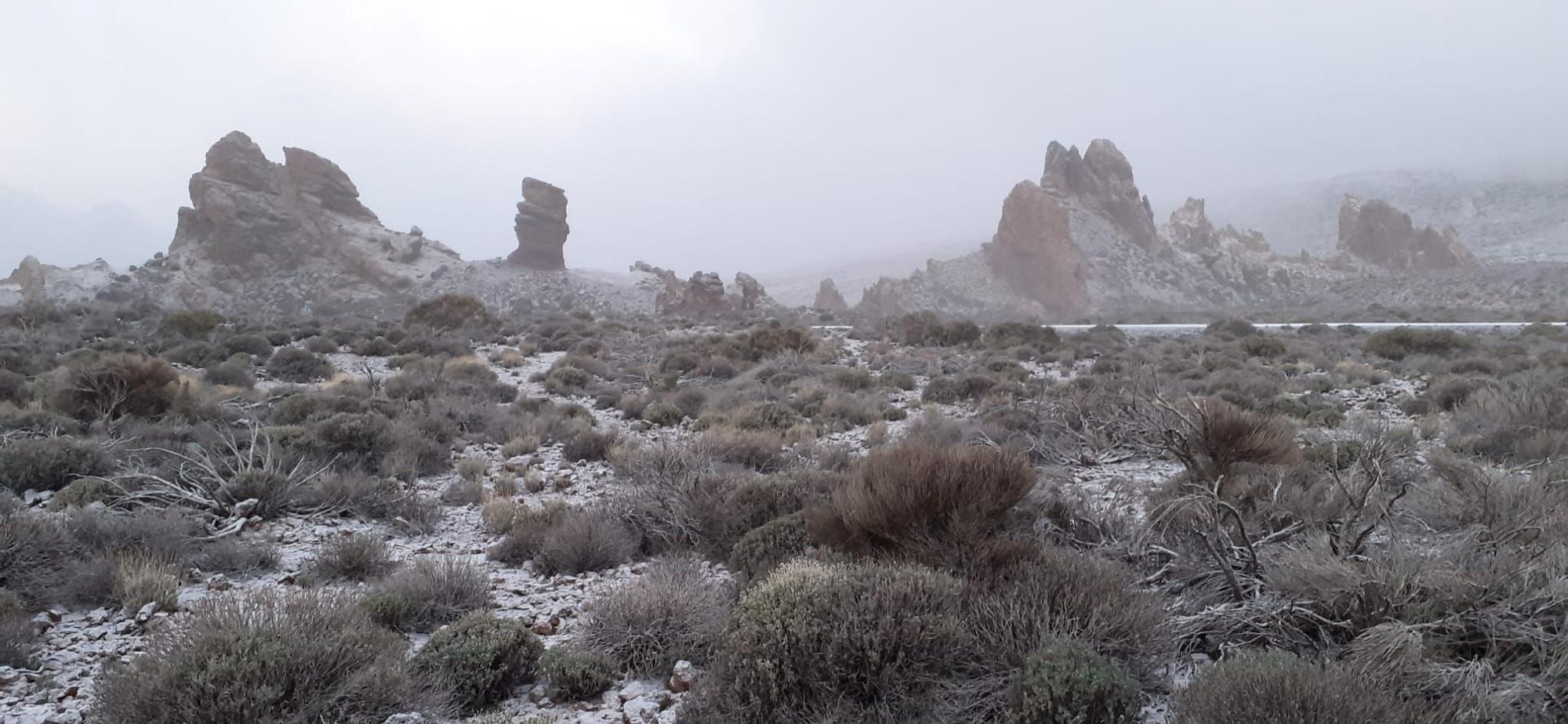 Las imágenes de la nevada en Tenerife