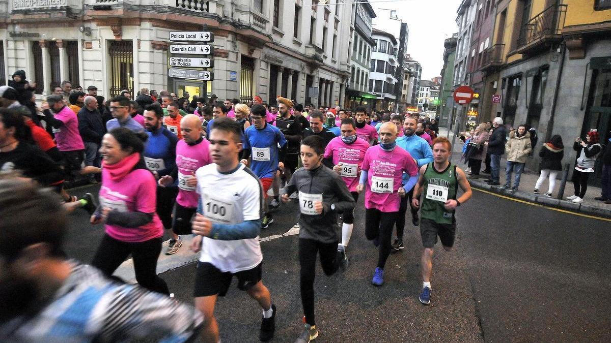 Una San Silvestre en Langreo.