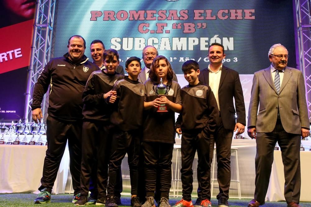 170 equipos premiados en la Gala del Fútbol Base Provincial en La Nucía