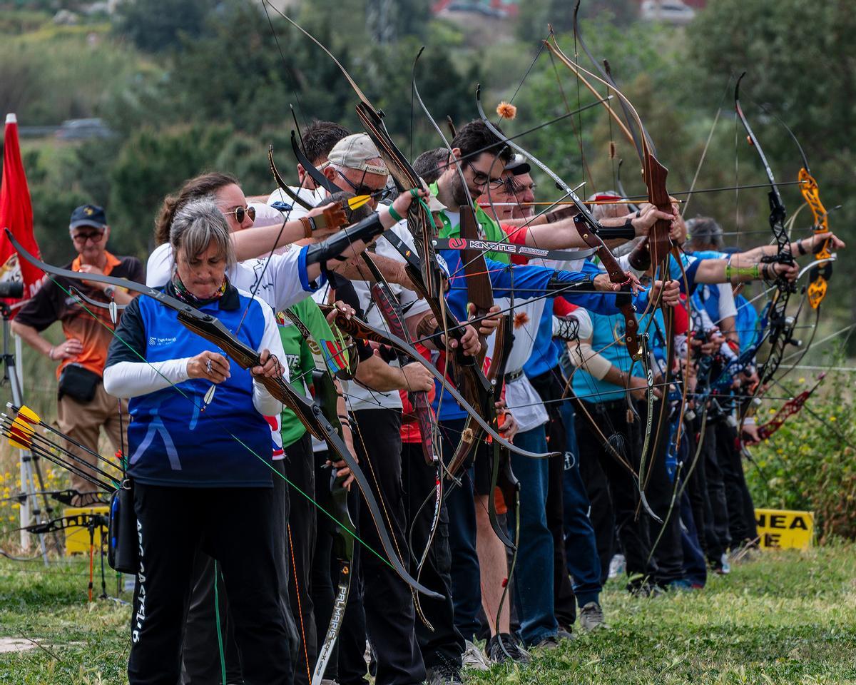 I Tirada con arco al aire libre en Sagunt