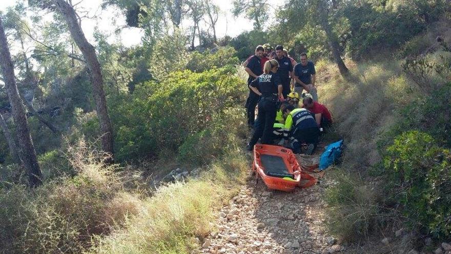 Rescate de excursionistas en Calvià