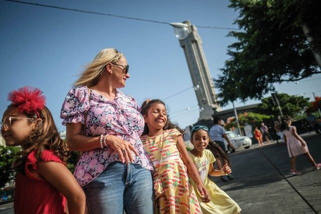 Bienvenida a los niños saharauis