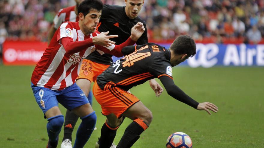 El Valencia - Sporting, antes de la &#039;mascletà&#039;