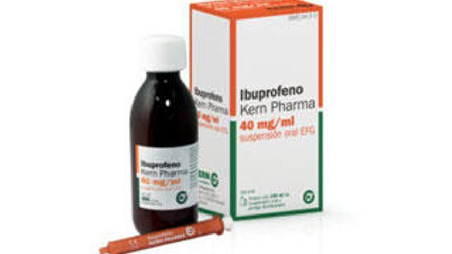 El Ibuprofeno Kern Pharma 40 mg/ml suspensión oral.