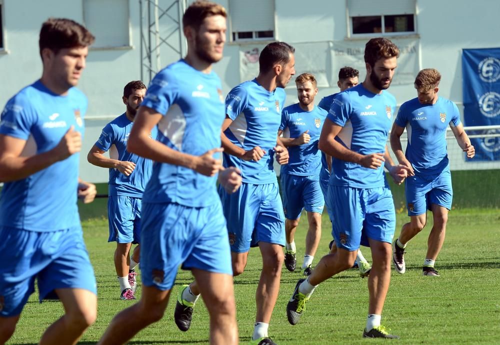 Entrenamiento del Pontevedra C.F