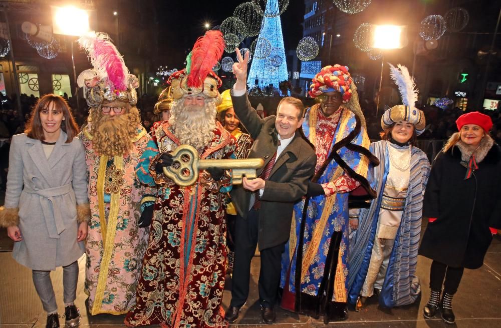 Las imágenes de la Cabalgata de Reyes de Vigo 2019