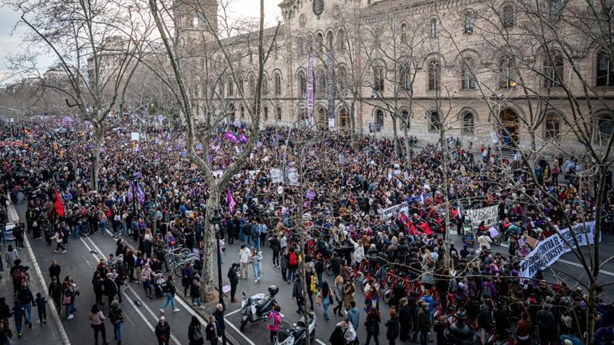 Manifestación 8M en Barcelona