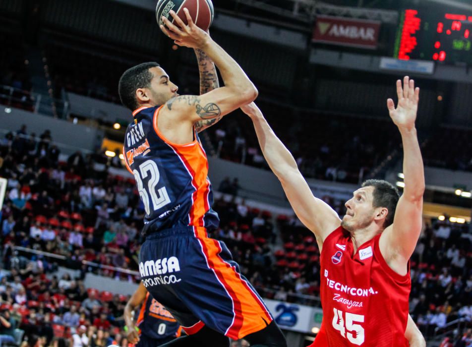 CAI Zaragoza - Valencia Basket, en imágenes