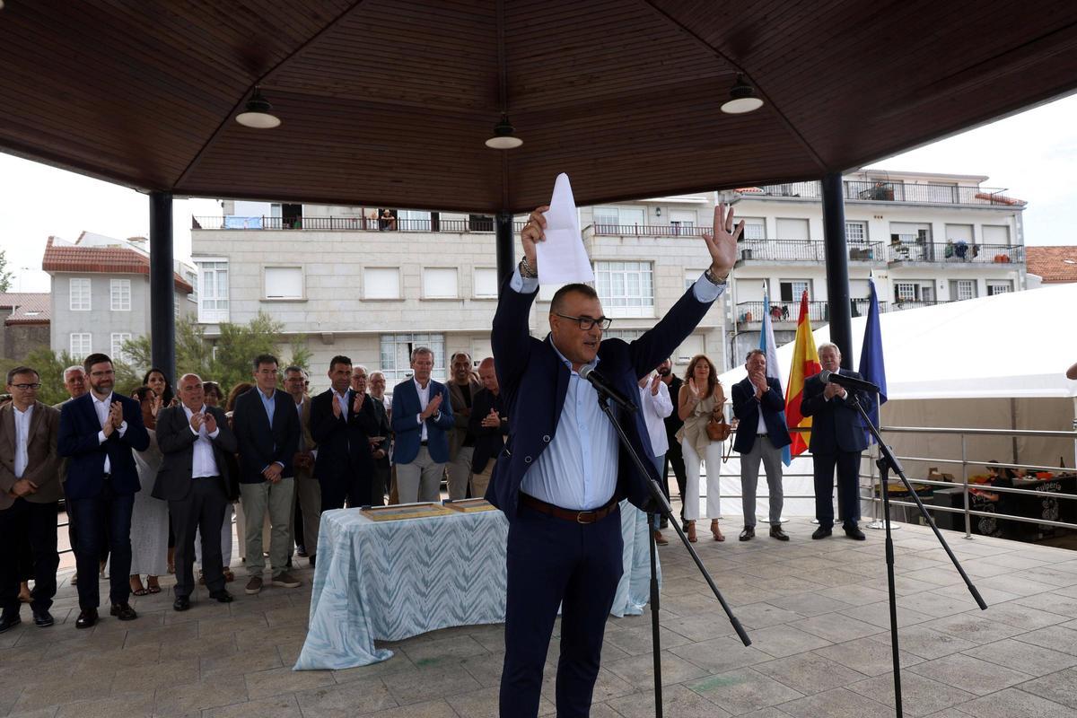 José Pereira durante el pregón que protagonizó ayer.