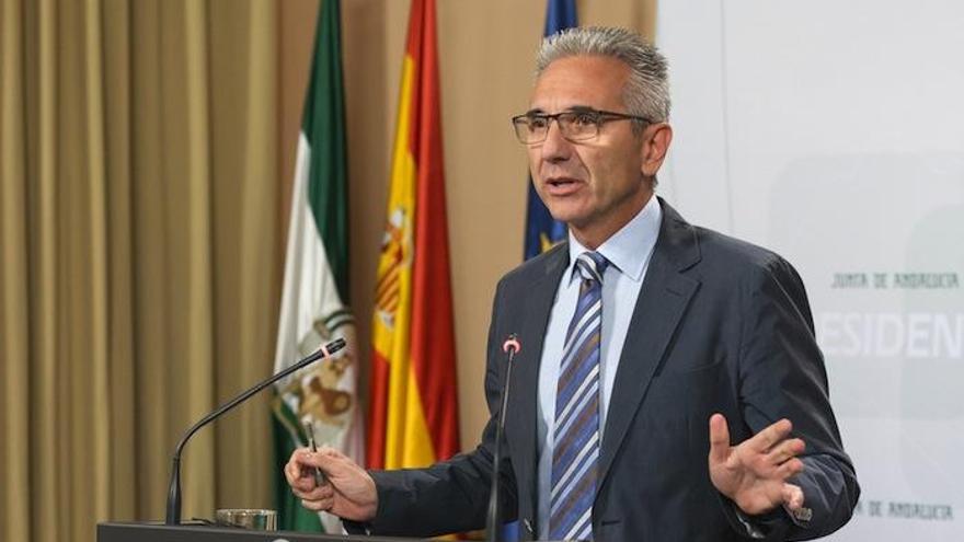 El portavoz del Gobierno andaluz, Miguel Ángel Vázquez.