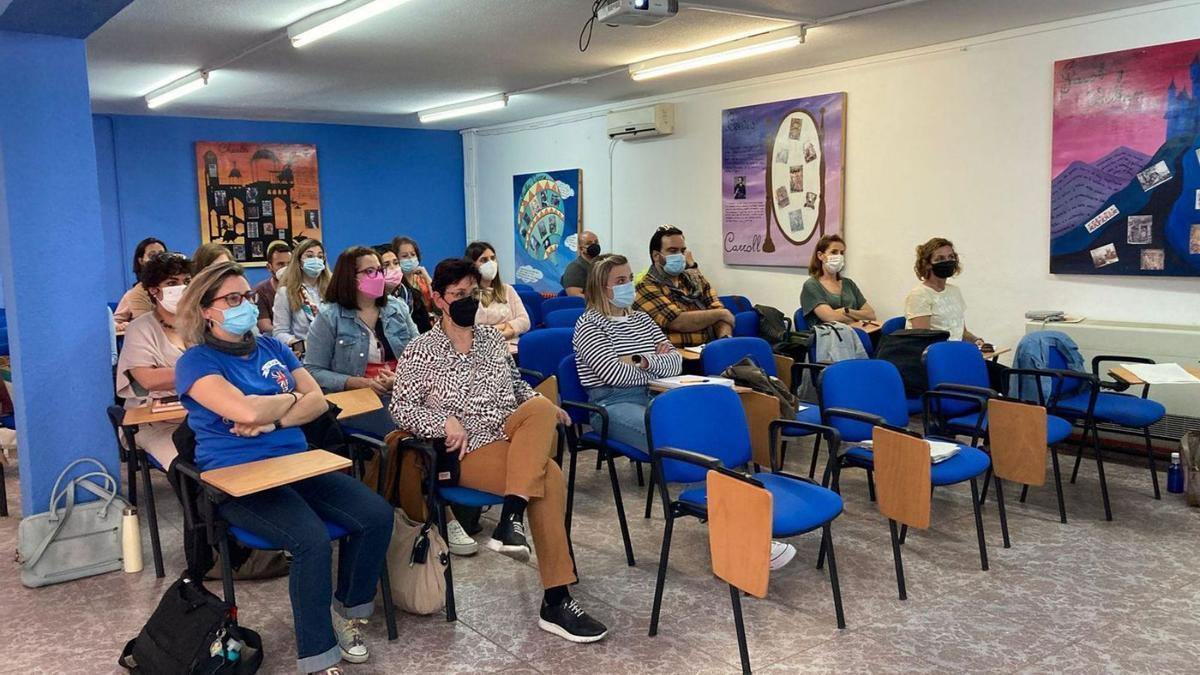 Un grupo de profesores, durante una sesión formativa.