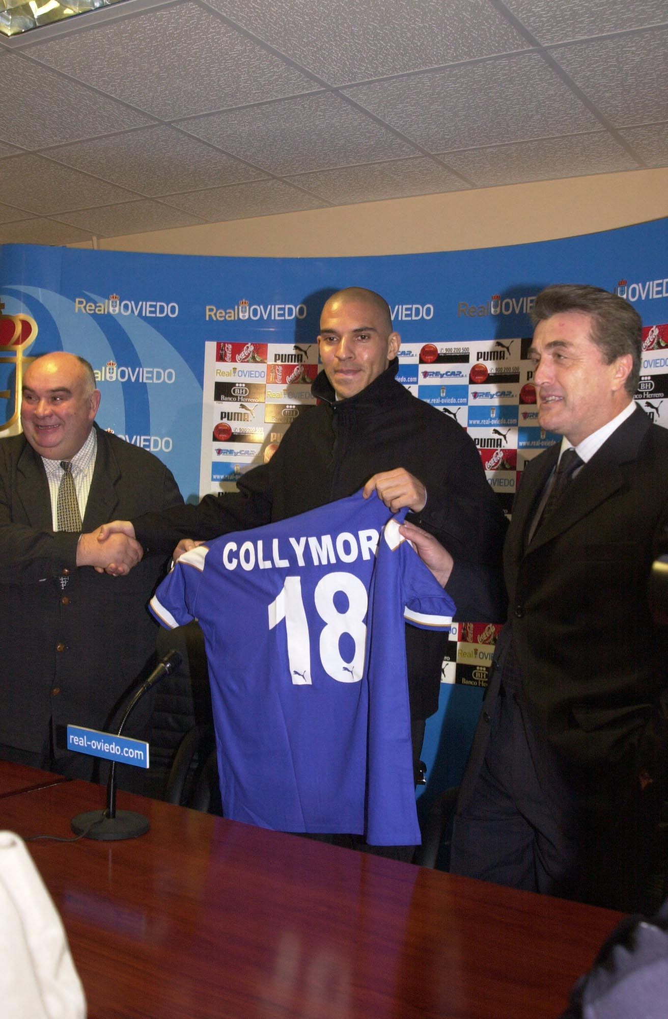 El paso de Collymore por el Oviedo, en imágenes