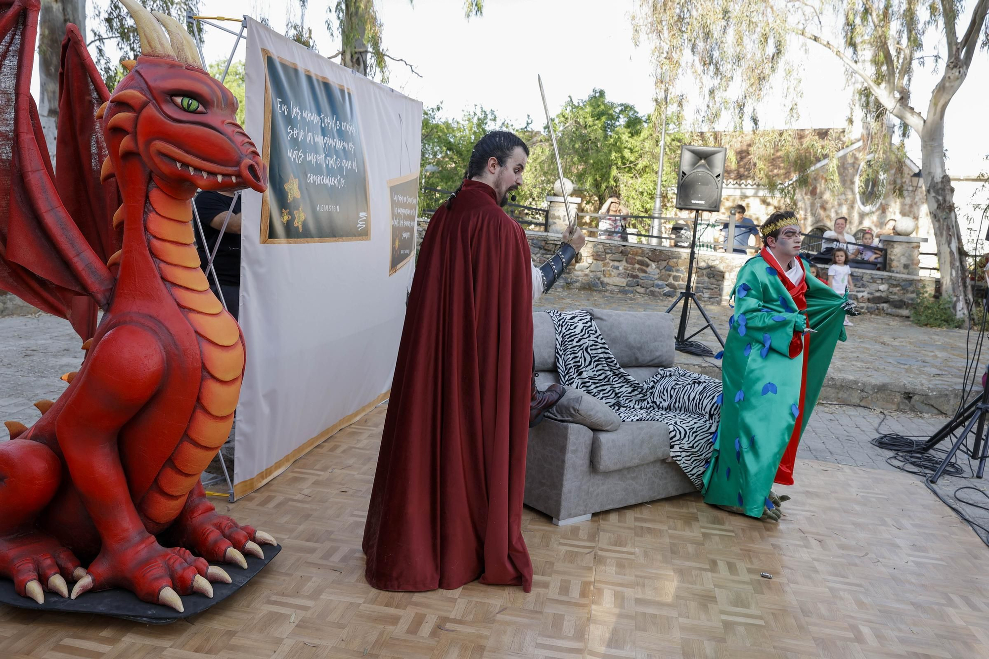 San Jorge ya se enciende en Cáceres