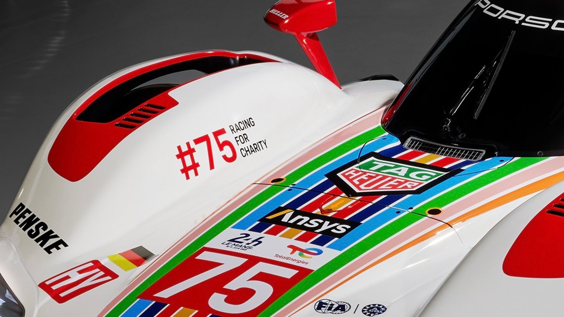 Imagen del Porsche que correrá en Le Mans.