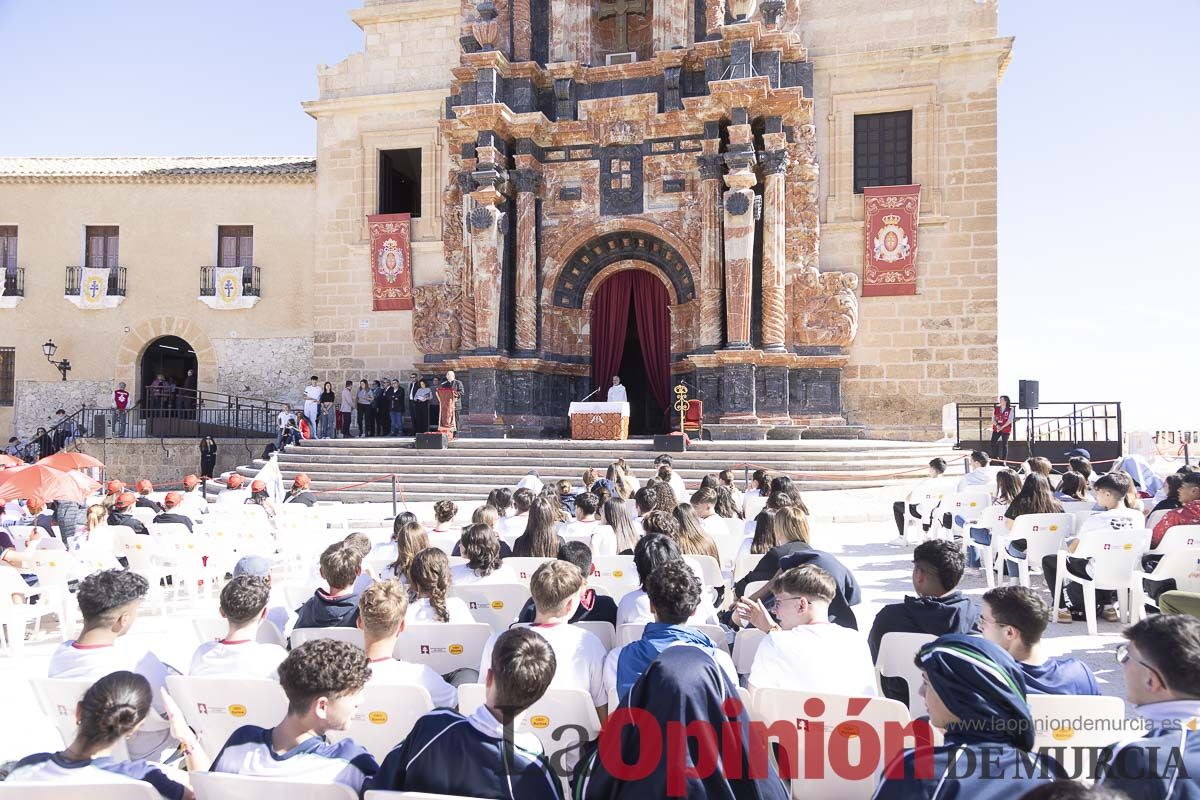 Peregrinación de alumnos de Religión de Secundaria y Bachillerato a Caravaca