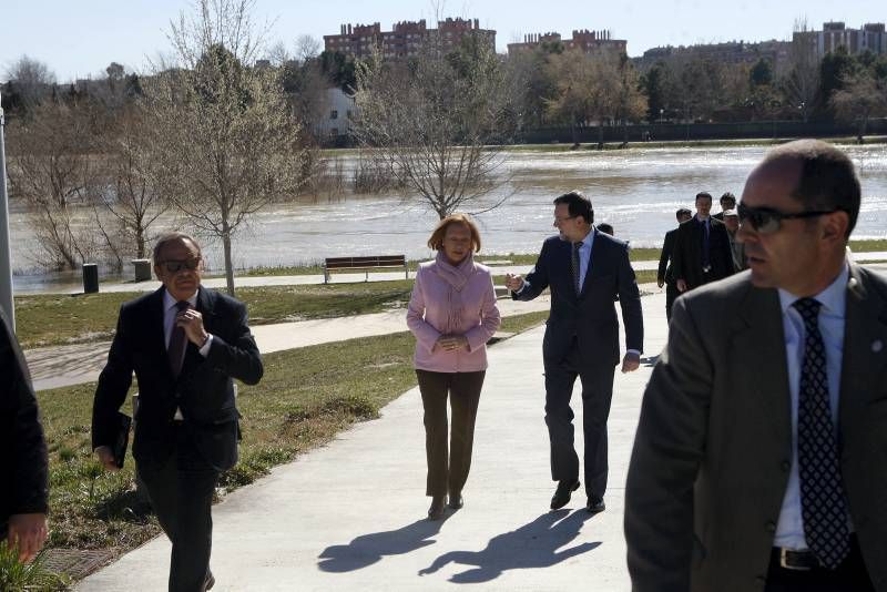 Fotogalería de la visita de Rajoy a la ribera del Ebro