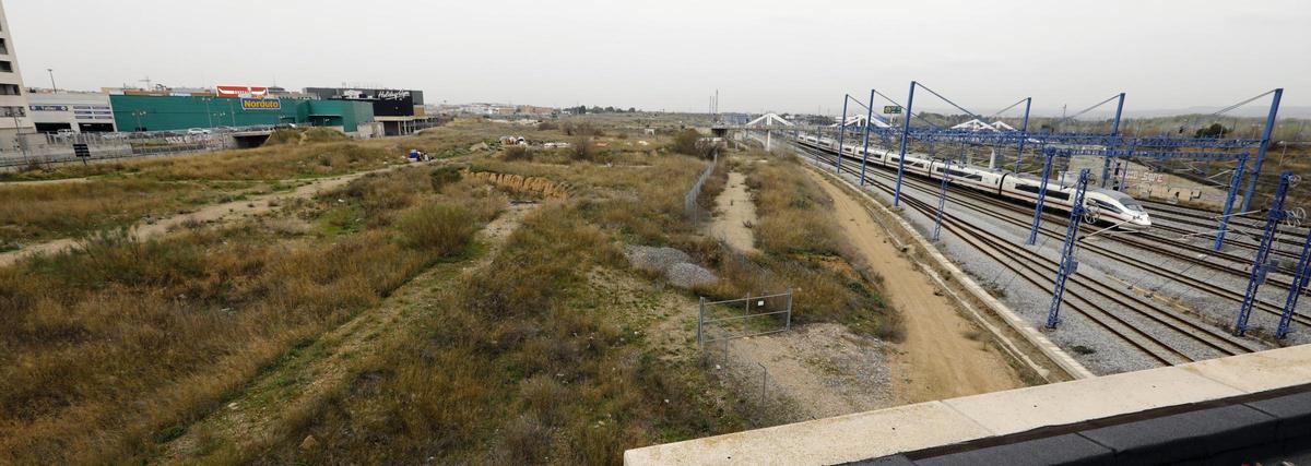 Estado de la trasera de Augusta, donde caben unas 2.000 viviendas.