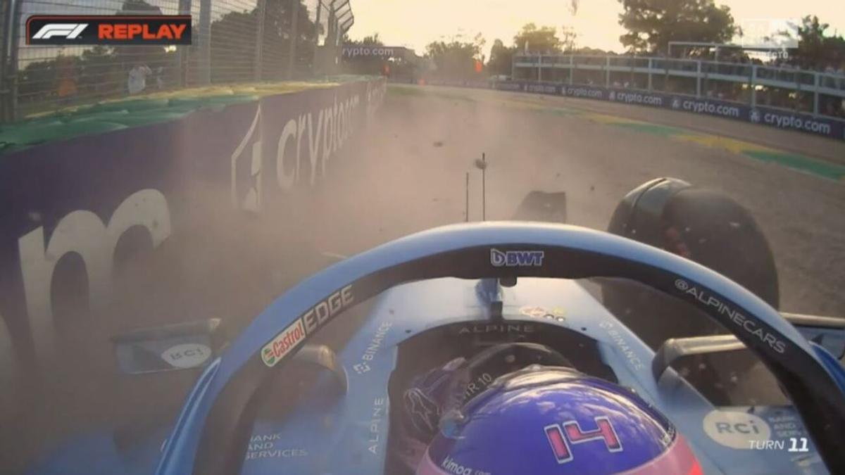 Un problema mecánico dejó a Alonso sin posibilidades de luchar por la pole en Australia